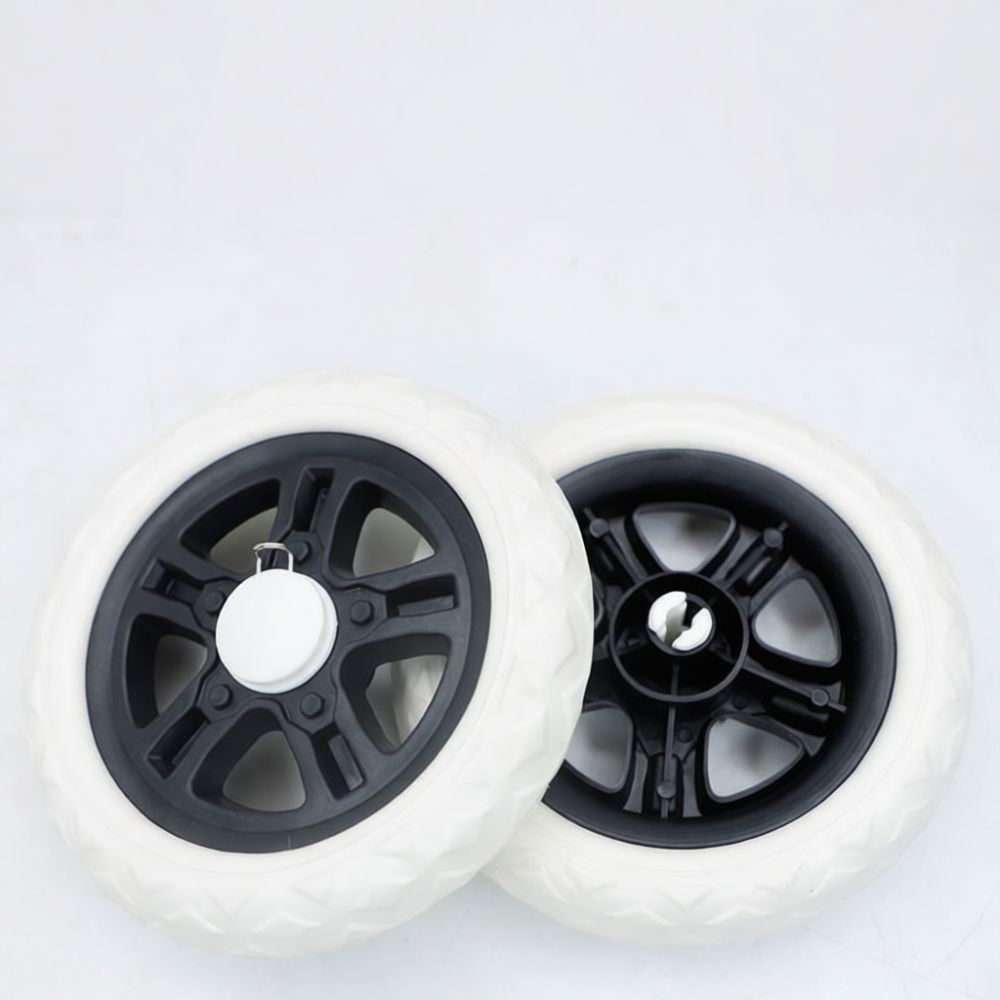 Silent Replacement Luggage Wheels - Universal Rubber Caster For Shopping Trolley