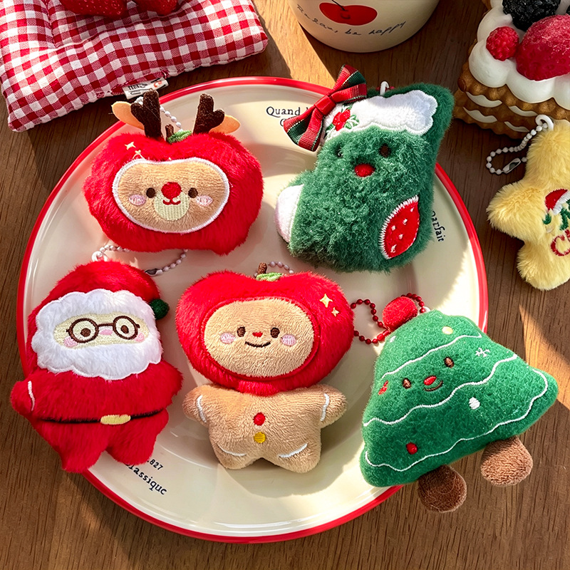 9pcs/Set Chrismas Plush Keycha - đánh giá và giá Backpacks
