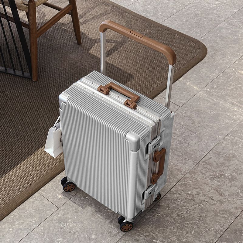 New Wide Trolley Case Luggage  - đánh giá và giá Aluminum Frame Carry On Luggage