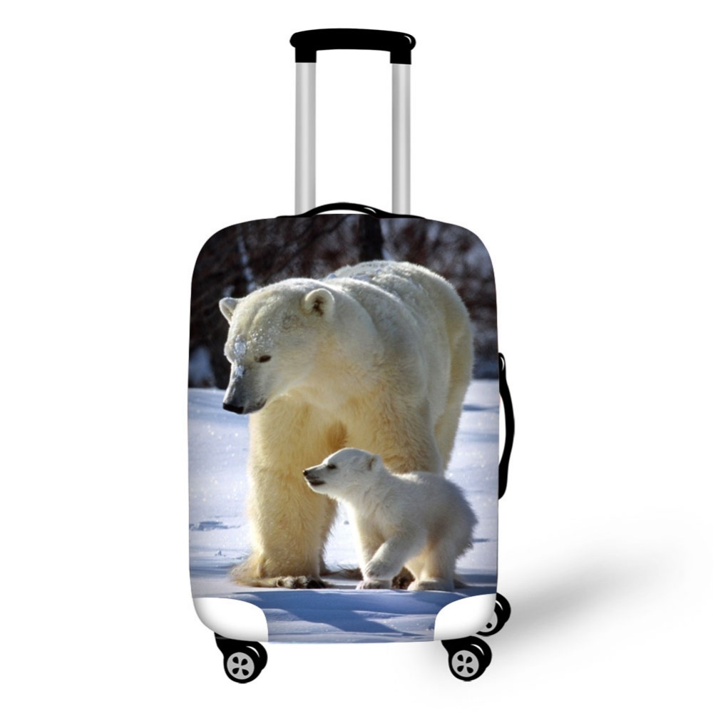 Động Vật Gấu Bắc Cực Hành Lý N - đánh giá và giá Waterproof Suitcase Cover Protector