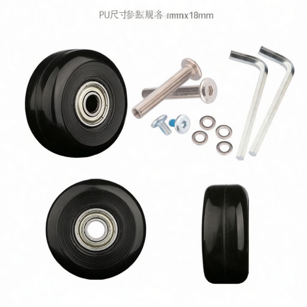 Luggage Casters Rubber Wheels  - đánh giá và giá Silent Replacement Luggage Wheels