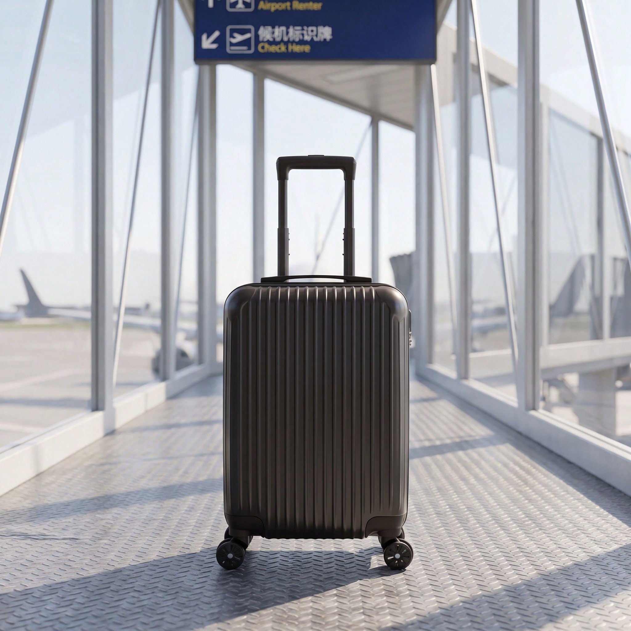 ABS Hard Shell Travel Luggage  - đánh giá và giá Spinner Wheel Rolling Suitcase 20 Inch