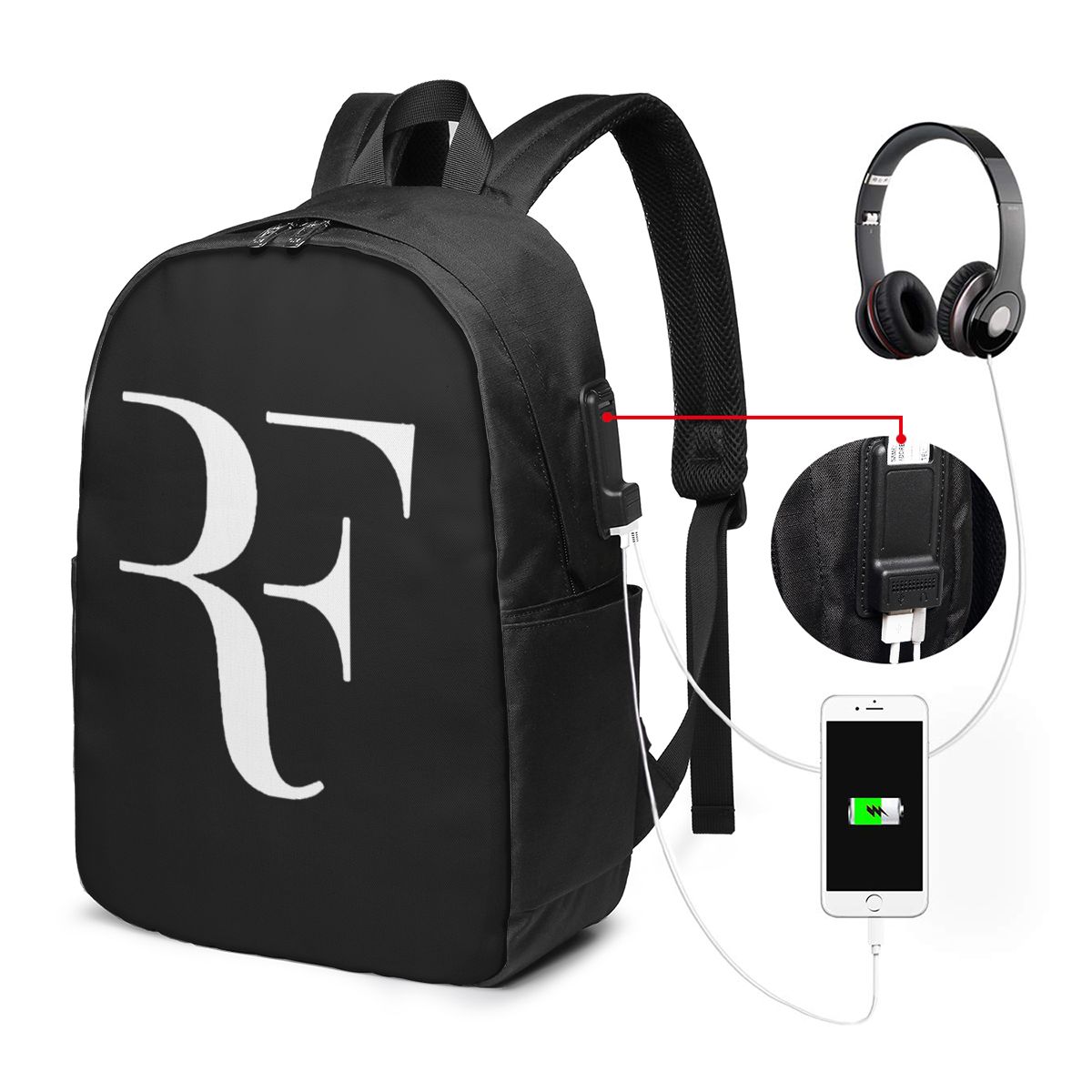 Roger Federer Backpack Travel  - đánh giá và giá Handbags