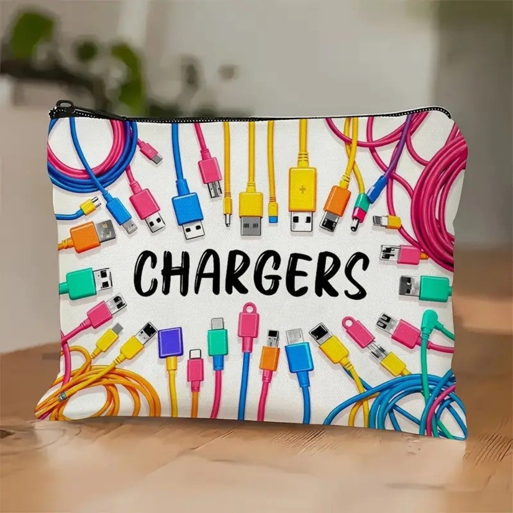 New Canvas Charger Storage Pou - đánh giá và giá Cosmetic Bags