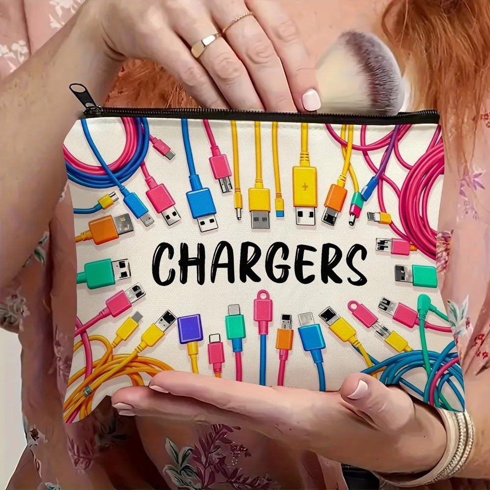 New Canvas Charger Storage Pou - đánh giá và giá Cosmetic Bags
