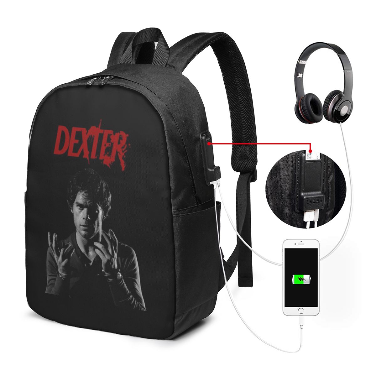 Movie Dexter Morgan Backpack T - đánh giá và giá Backpacks