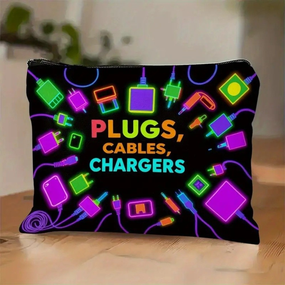 New Canvas Charger Storage Pou - đánh giá và giá Cosmetic Bags