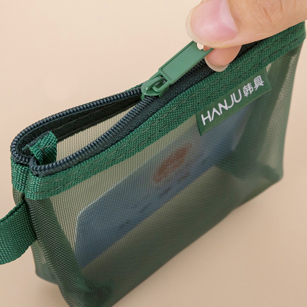 Portable Mesh Fabric Travel Gr - đánh giá và giá Cosmetic Bags